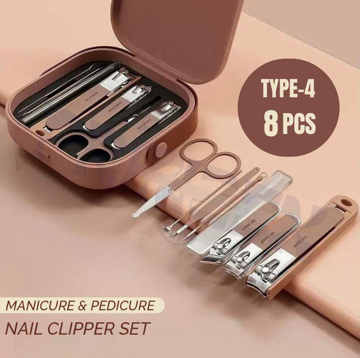 8-Piece Manicure & Pedicure Set