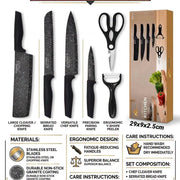 6-Piece Kitchen Knife Set
