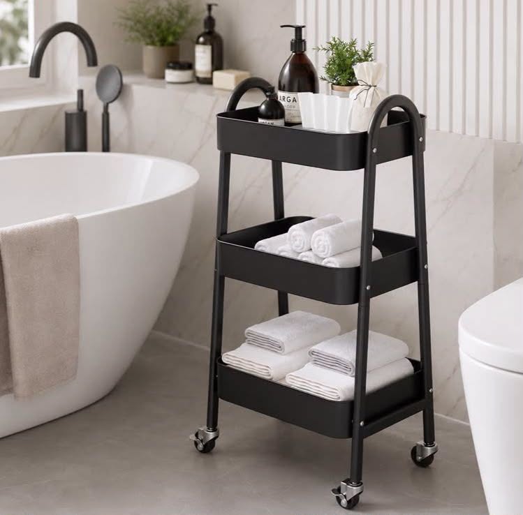 Multi-Purpose 3-Tier Storage Trolley