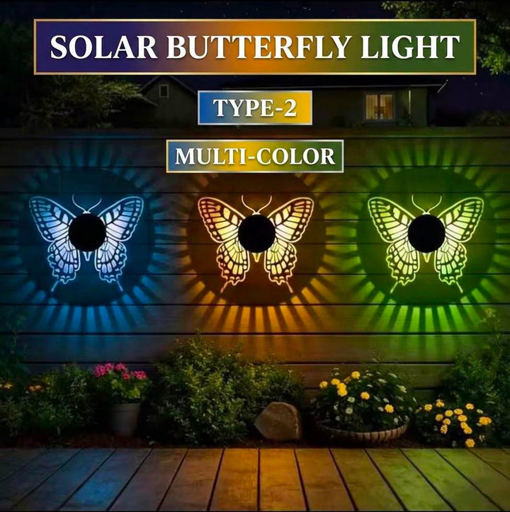 Solar Butterfly Light - Colour Changing