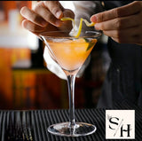 SH 6 Piece V-Shaped Martini Glass Set
