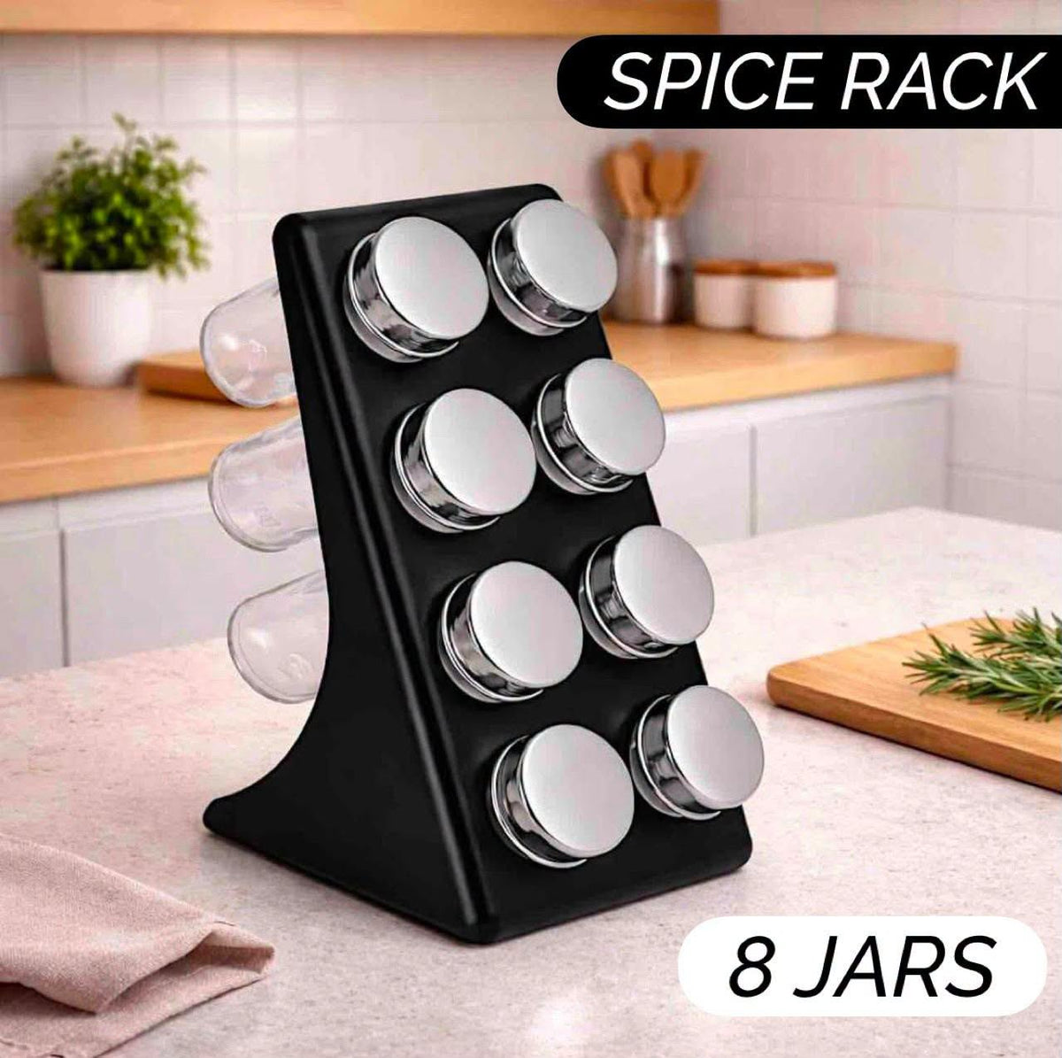 8-Jar Spice Rack