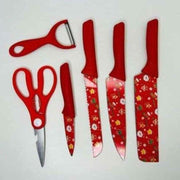 6PC Christmas Knife Set