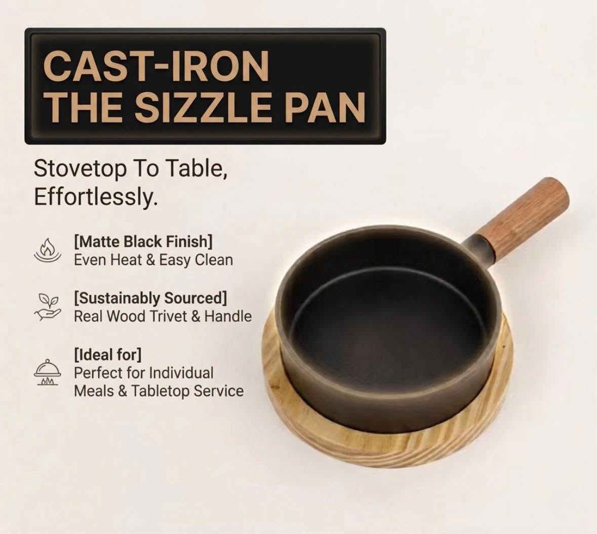 Cast-Iron Sizzle Pan