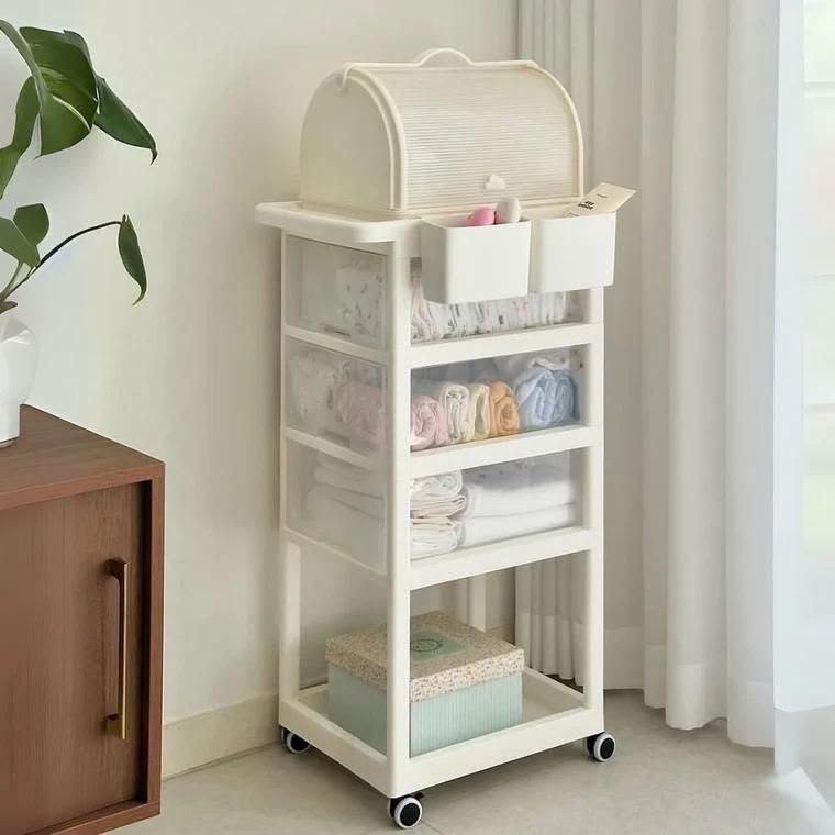 Newborn Baby Mobile Storage Rack