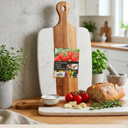 Marble & Acacia Wood Cutting Board