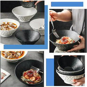 Textured Ramen Bowl Set of 2