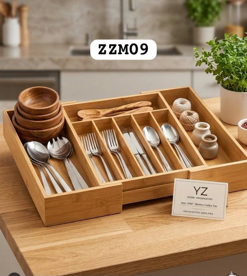 Expandable Cutlery Organiser