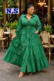 Ladies’ NS Long Sleeve Button-Up Dress