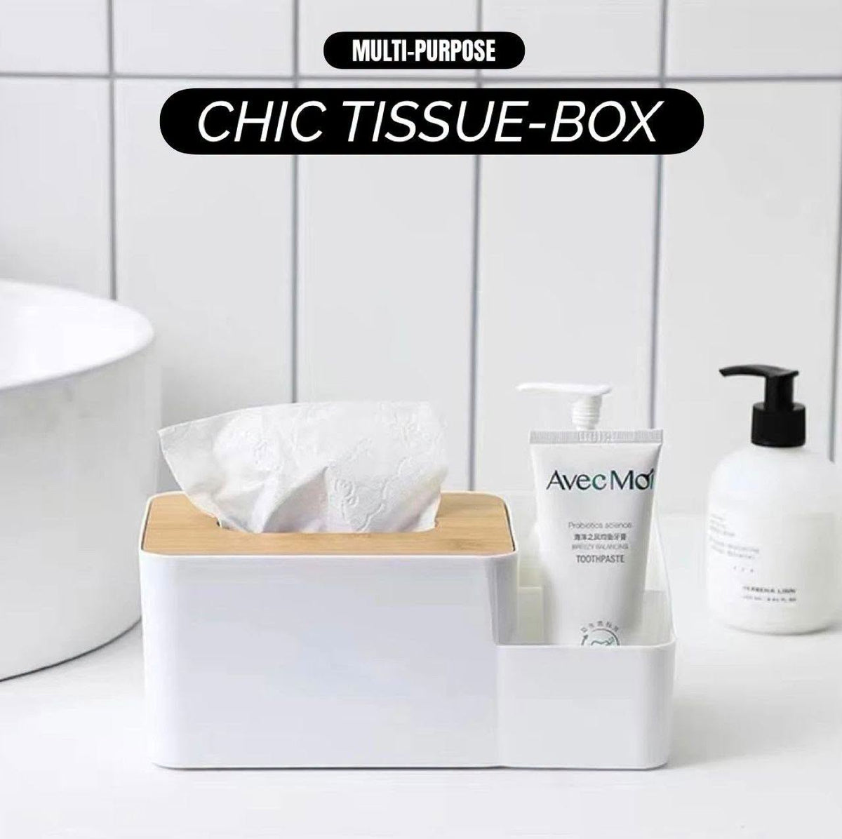 Multi-Purpose Chic Tissue Box