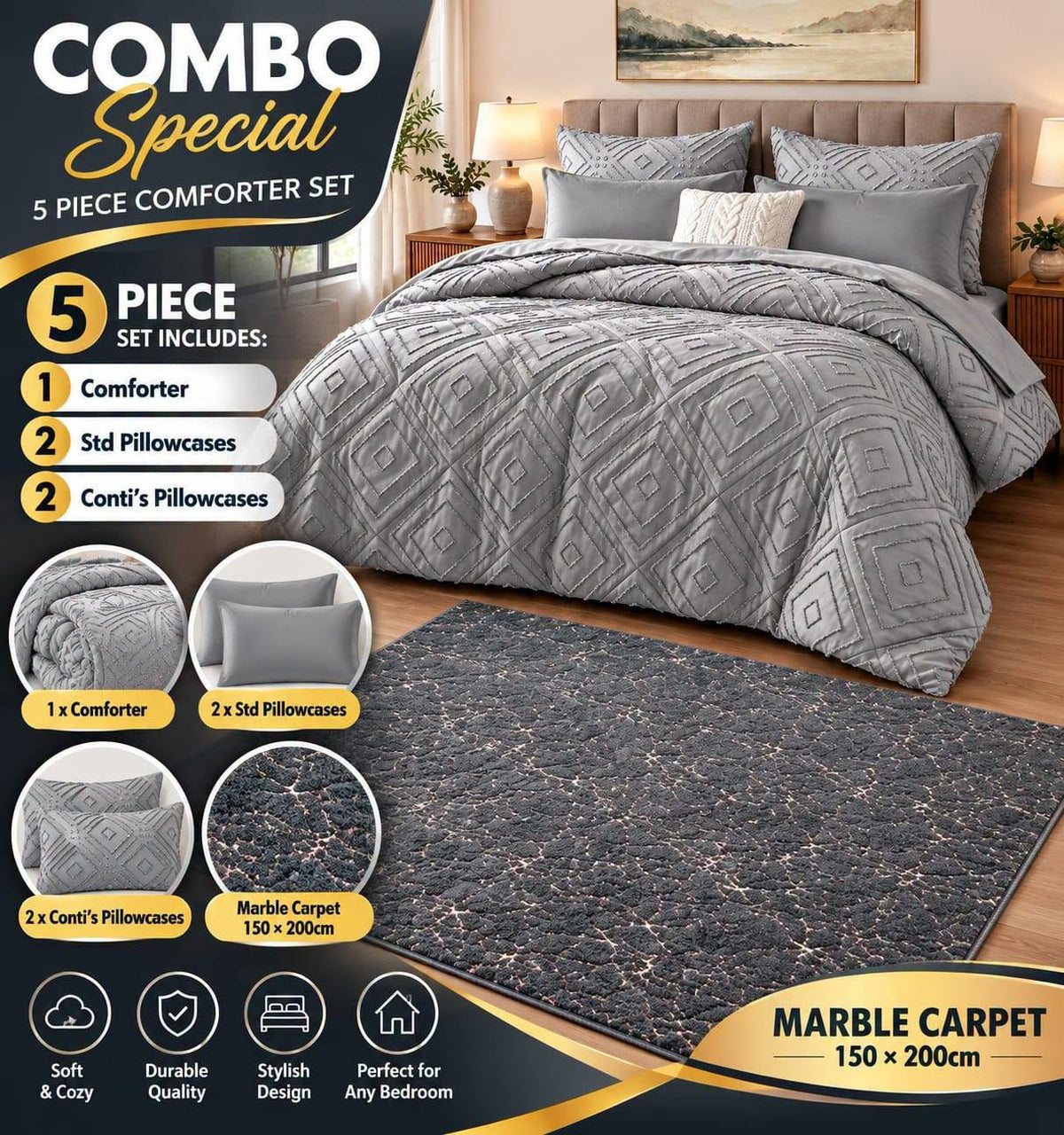 Special 2 in 1 Bedroom Combo