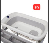 SH 3-In-1 Baby Bathtub With Changing Table