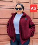 Ladies’ AS Fluffy Zip-Up Jacket