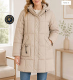 Ladies’ FF Long Winter Jacket With Hood