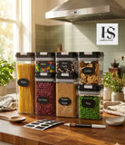 Seven Piece Airtight Food Container Set