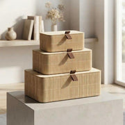 Set of 3 Bamboo Storage Boxes – Type 3