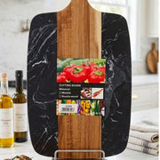 Marble & Acacia Wood Cutting Board