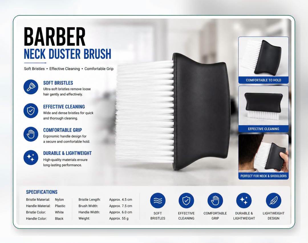 Barber Neck Duster Brush