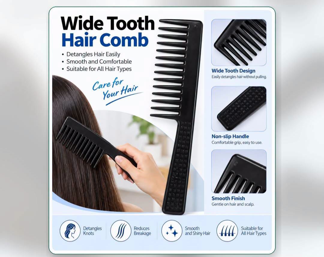 Wide Tooth Hair Comb