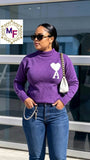 Ladies’ IT Wear Heart Detail Hoodie
