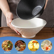 Textured Ramen Bowl Set of 2