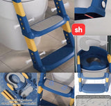 SH Foldable Kids Potty Training Seat With Ladder
