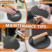 Cast-Iron Round Grill Press