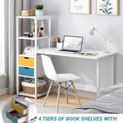 Computer Desk With Bookshelf