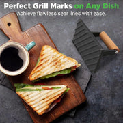 Cast-Iron Rectangular Grill Press
