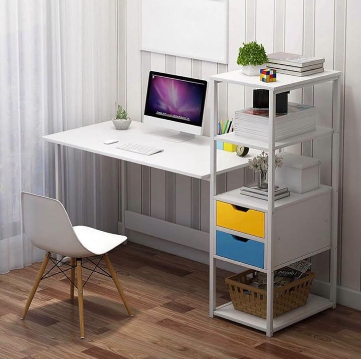 Computer Desk With Bookshelf