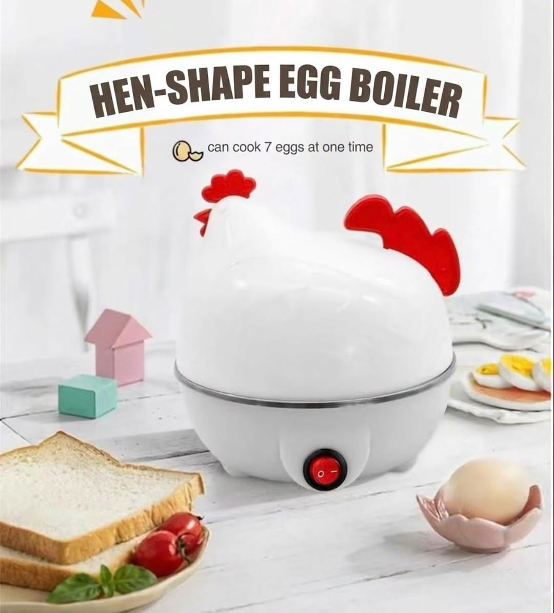 Hen-Shape Egg Boiler