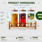 Three-Tank Juice Dispenser