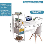 Computer Desk With Bookshelf