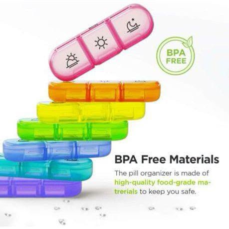 Travel Pill Box Set - 2 Pieces
