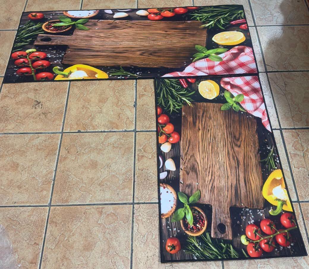 3D Kitchen Mat Set