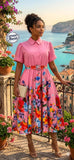 Ladies’ Everbest Floral Collar Dress