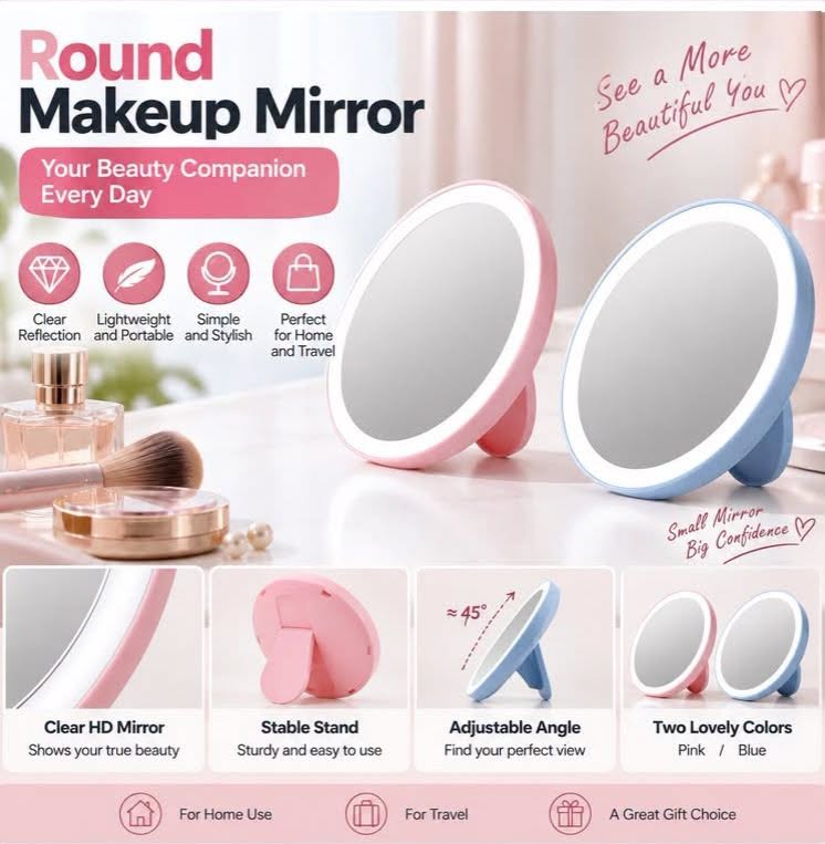Round Makeup Mirror
