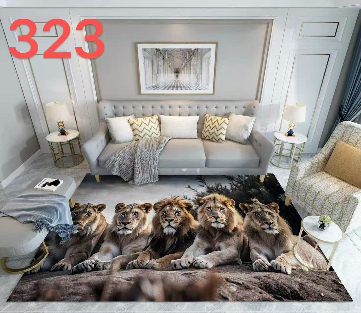 Animal 3D Carpets - 1.5m x 2m