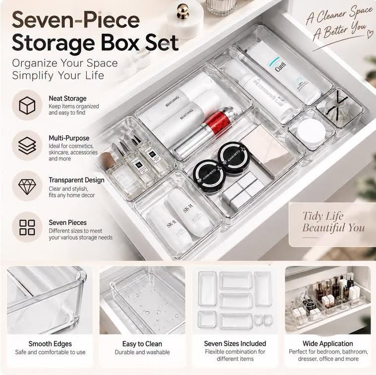 7-Piece Storage Box Set