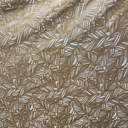 Golden Leaf Velvet Ringlet Curtain
