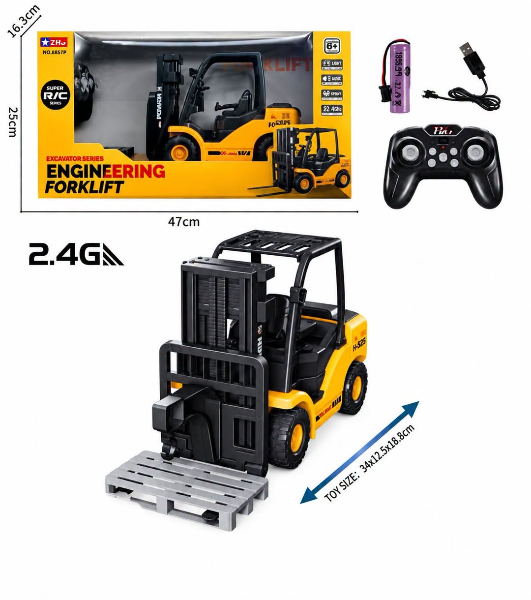 Engineering Forklift Toy