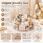 Rotating Jewelry Organizer Box