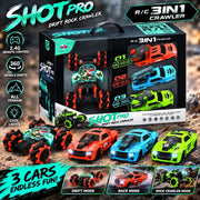 3-in-1 RC Drift Rock Crawler Stunt Car