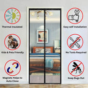 Magic Magnetic Mesh Door