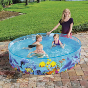 Ocean Theme Rigid-Wall Play Pool