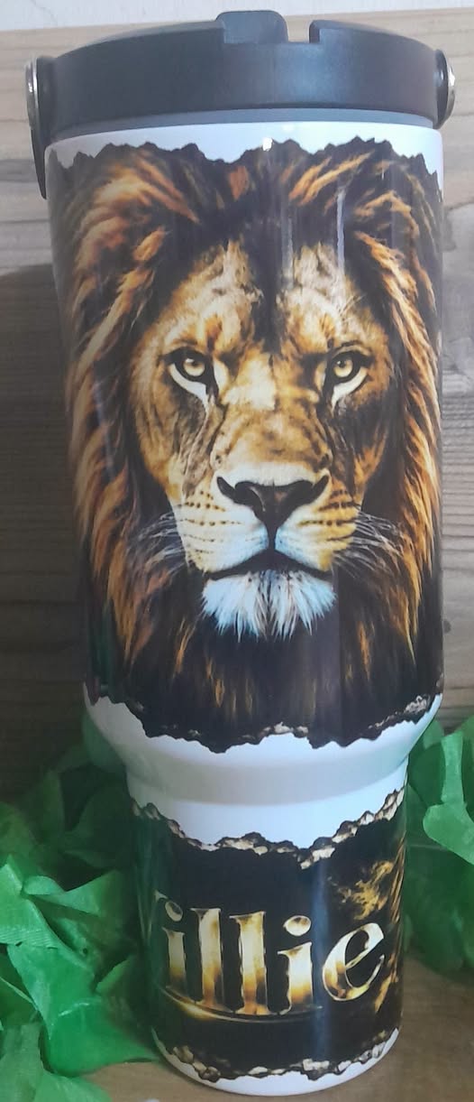 1.2L Double Wall Lion Tumbler