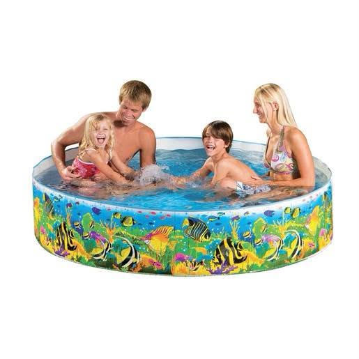 Ocean Theme Rigid-Wall Play Pool