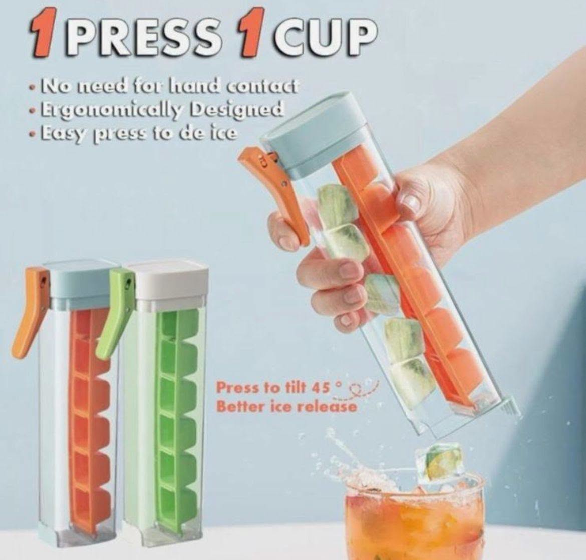 6 Grid Press Ice Tray