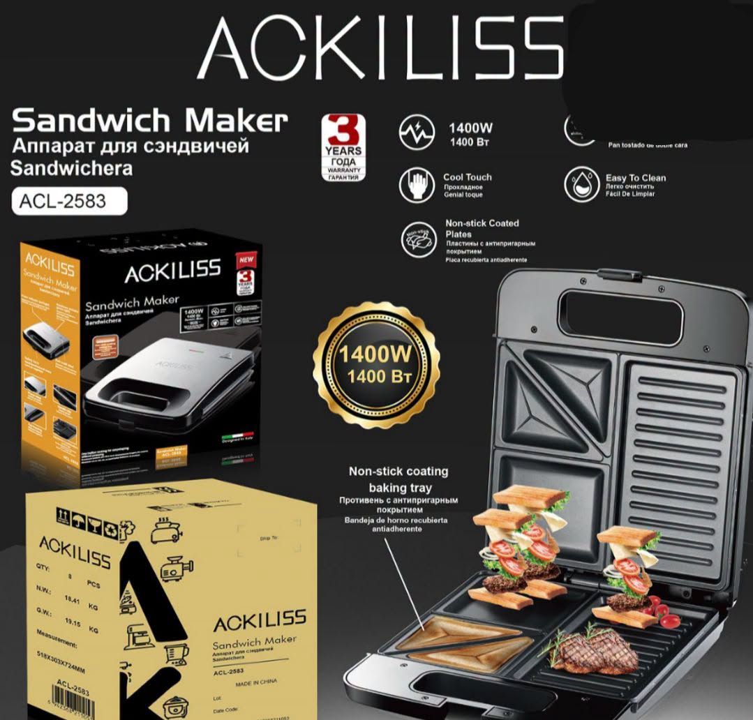 Ackiliss Sandwich Maker