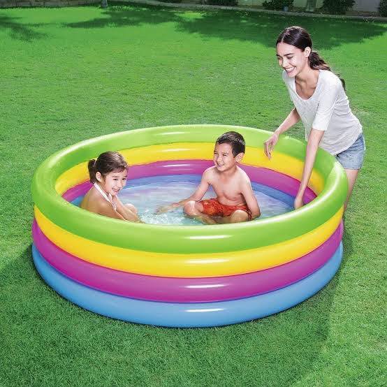Inflatable Rainbow Play Pool